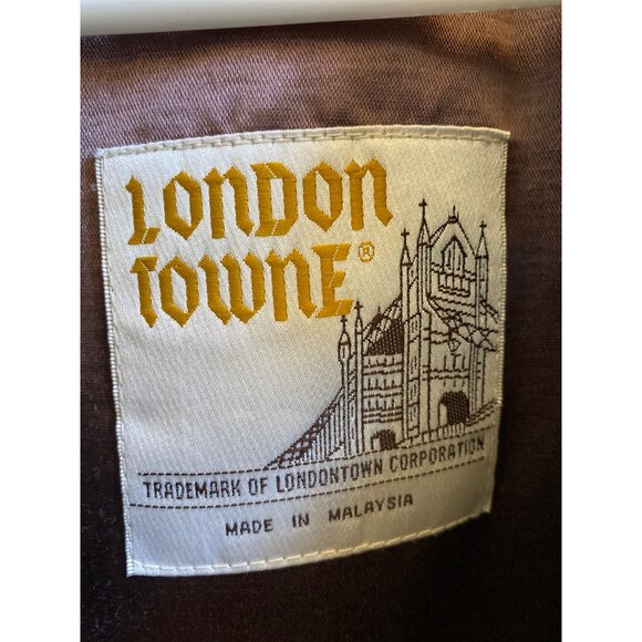 London Towne Gray Overcoat sz 42Lng - Picture 4 of 6